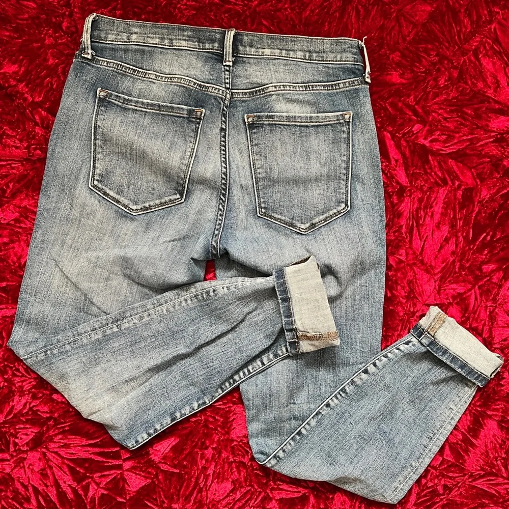 Banana Republic Mid Rise Destruct Skinny Jeans - Picture 7 of 12